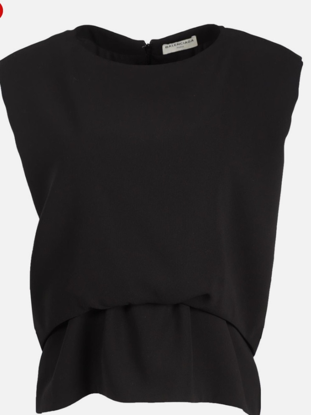 Balenciaga black blouse